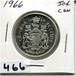 1966 CNDN SILVER 50 CENT PC