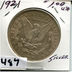 1921 USA SILVER DOLLAR