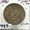 Image 1 : 1921 USA SILVER DOLLAR