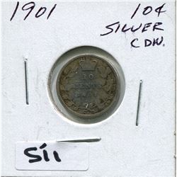 1901 CNDN SILVER DIME