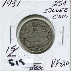 1931 CNDN SILVER QUARTER