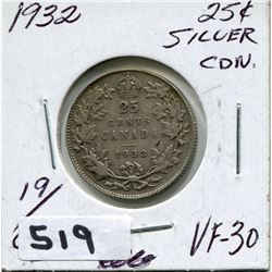 1932 CNDN SILVER QUARTER