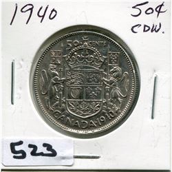 1940 CNDN 50 CENT PC