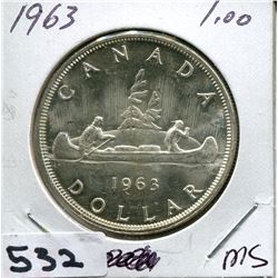 1963 CNDN SILVER DOLLAR