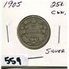 Image 1 : 1905 CNDN SILVER QUARTER