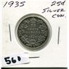 Image 1 : 1935 CNDN SILVER QUARTER