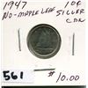 Image 1 : 1947 CNDN SILVER DIME NO MAPLE LEAF
