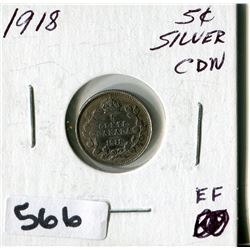 1918 CNDN SILVER SMALL NICKEL