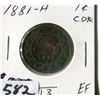 Image 1 : 1881 CNDN LARGE PENNY