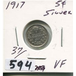 1917 CNDN SILVER SMALL NICKEL