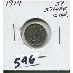 1914 CNDN SILVER SMALL NICKEL