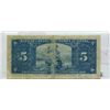 Image 2 : 1937 CNDN GORDON TOWERS FIVE DOLLAR NOTE