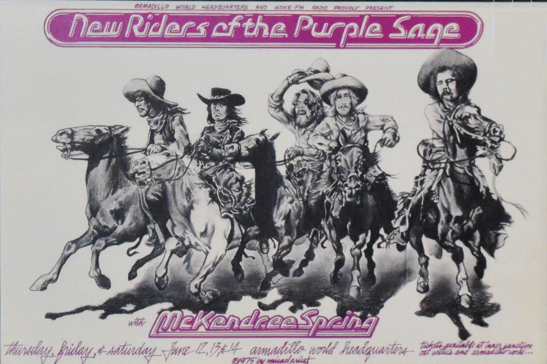 New Riders New Riders of the Purple Sage Concert Poster