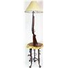 Image 1 : Hand made floor lamp with antique shotgun