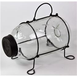 Glass minnow trap