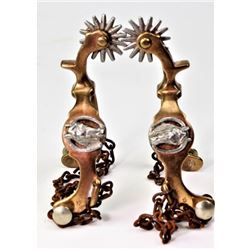Hercules bronze horse head spurs,