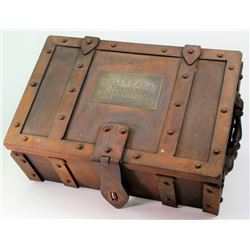 Reproduction Wells Fargo iron strong box