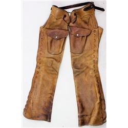 Well made contemporary shotgun cowboy chaps
