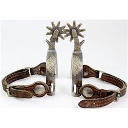 Single mounted Crockett spurs