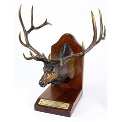 Bronze "Boone and Crockett #4 419 4/8" by