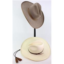 Collection of 2 cowboy hats includes