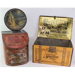 Collection of 3 tin includes