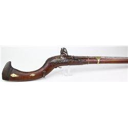 Middle eastern flintlock long rifle