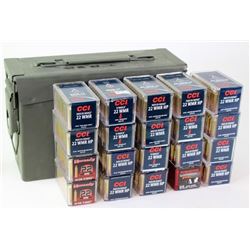 1000 rounds .22 WHMR Maxi Mag ammo.
