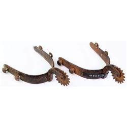 Early Buermann spurs stamped OK