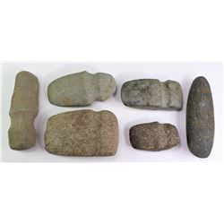 Collection of 6 stone artifacts