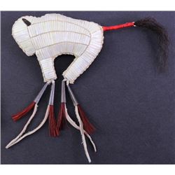 Contemporary quilled Northern Plains buffalo