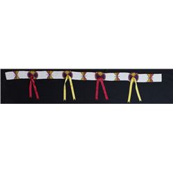 Contemporary Sioux beaded blanket strip