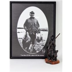 Collection of 2 includes bronze "The Duck Hunters"