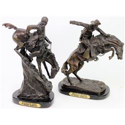 Collection of 2 Frederic Remington restike