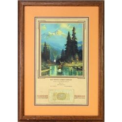 Early calendar advertising Hot Springs SD Lumber