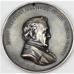 President James Buchanan peace metal