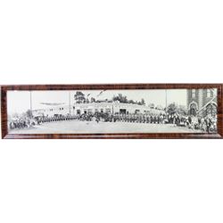 Original panoramic framed photo