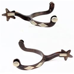 Unmarked McChesney No. 14 single mount spurs