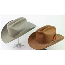 Collection of 2 cowboy hats includes