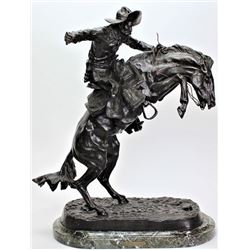 Bronze "Bronco Buster" by Frederic Remington
