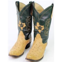 Fine pair custom cowboy boots