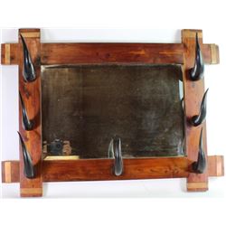 C. 1940's horn wall mirror
