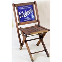 C. 1930's Piedmont Cigarette adv. folding chair