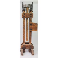 Frontier blacksmith made sharpening stand