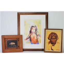 Collection of 3 original paintings