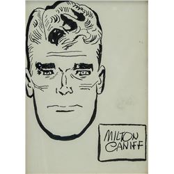 US Pop Art Ink on Paper Signed Milton Caniff