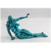 Image 1 : Bronze Sculpture Turquoise Painted Signed Dali