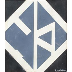 Portuguese Abstract OOC Signed Fernando Lanhas