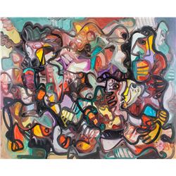 Serge Deherian Canada b.1955 OOC Abstract