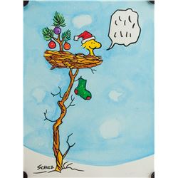 American Pop Art Marker Woodstock Signed Schulz